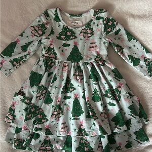 Sweet Honey Christmas Dress, Size 18 Months